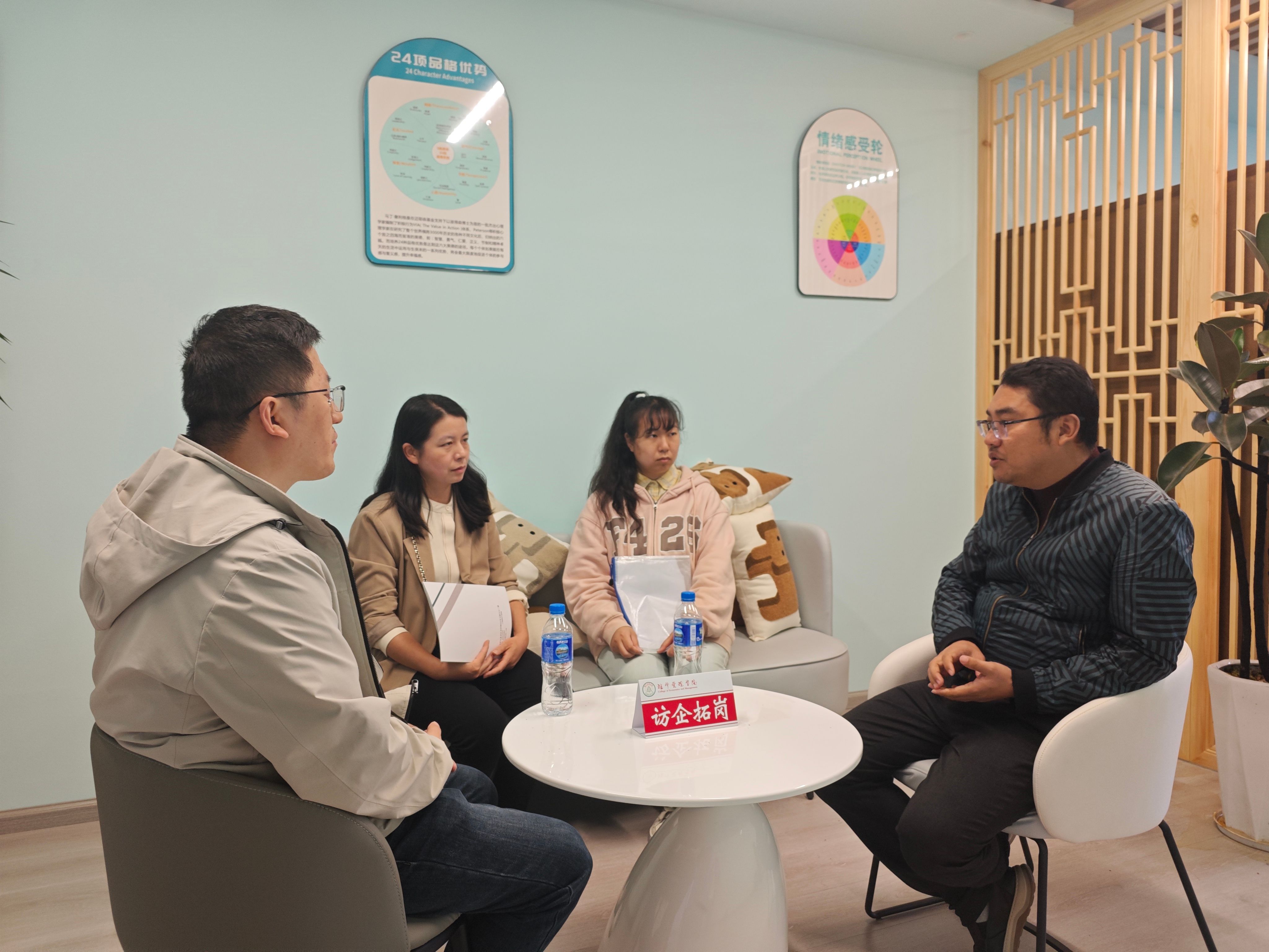 公司与昆明旭坤会计师事务所开展访企拓岗促就业专项行动座谈会